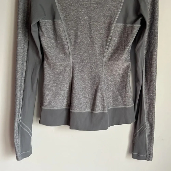 Lululemon Heather Gray Bhakti Double Zipper Yoga Jacket - Picture 8 of 12